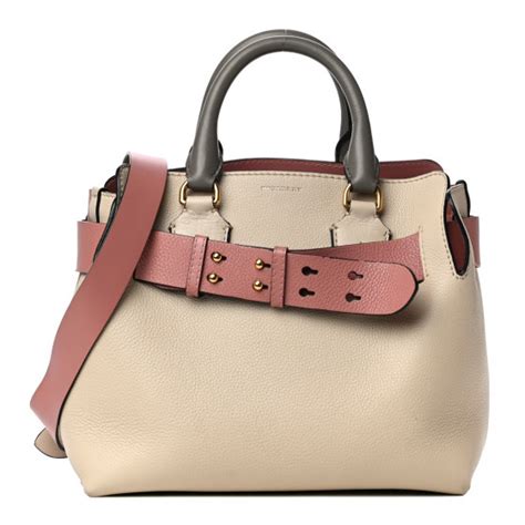 BURBERRY Marais Calfskin Small Belt Bag Limestone Dusty 